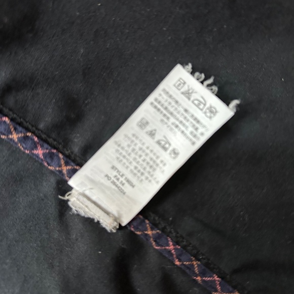 J Crew Resin coated black cotton Size XL jacket - Picture 6 of 6